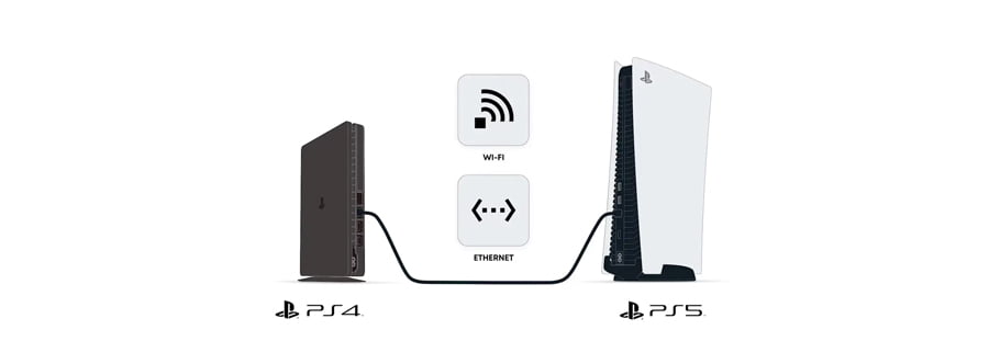 نحوه انتقال اطلاعات از ps4 به ps5